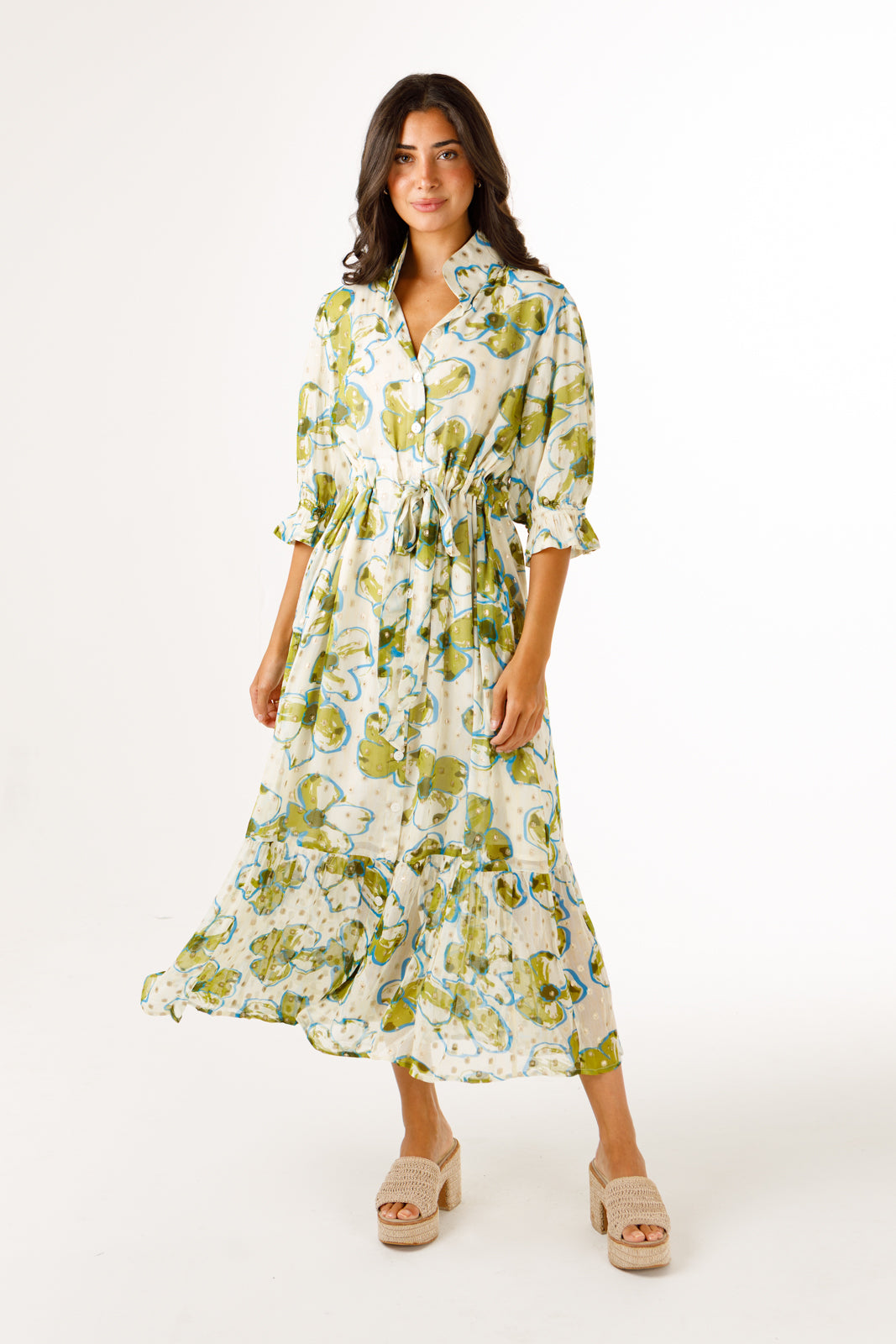 white christmas dresses Catherine Dress in Lurex Georgette – Holly Shae Design