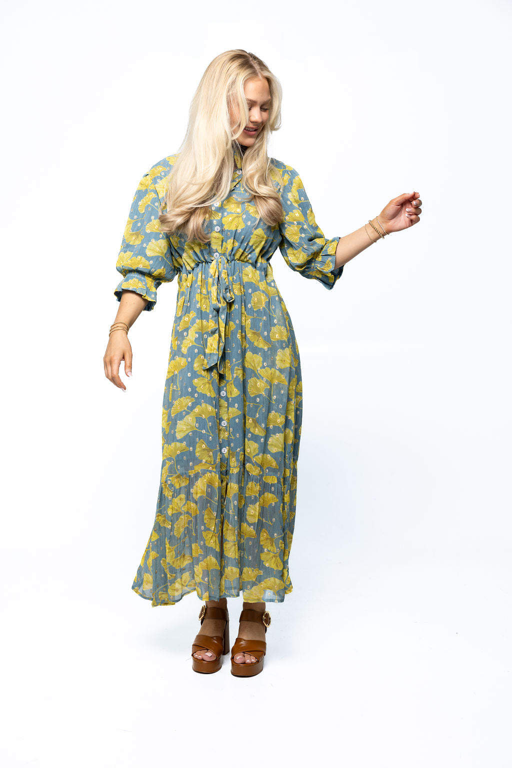 Catherine Dress Lurex