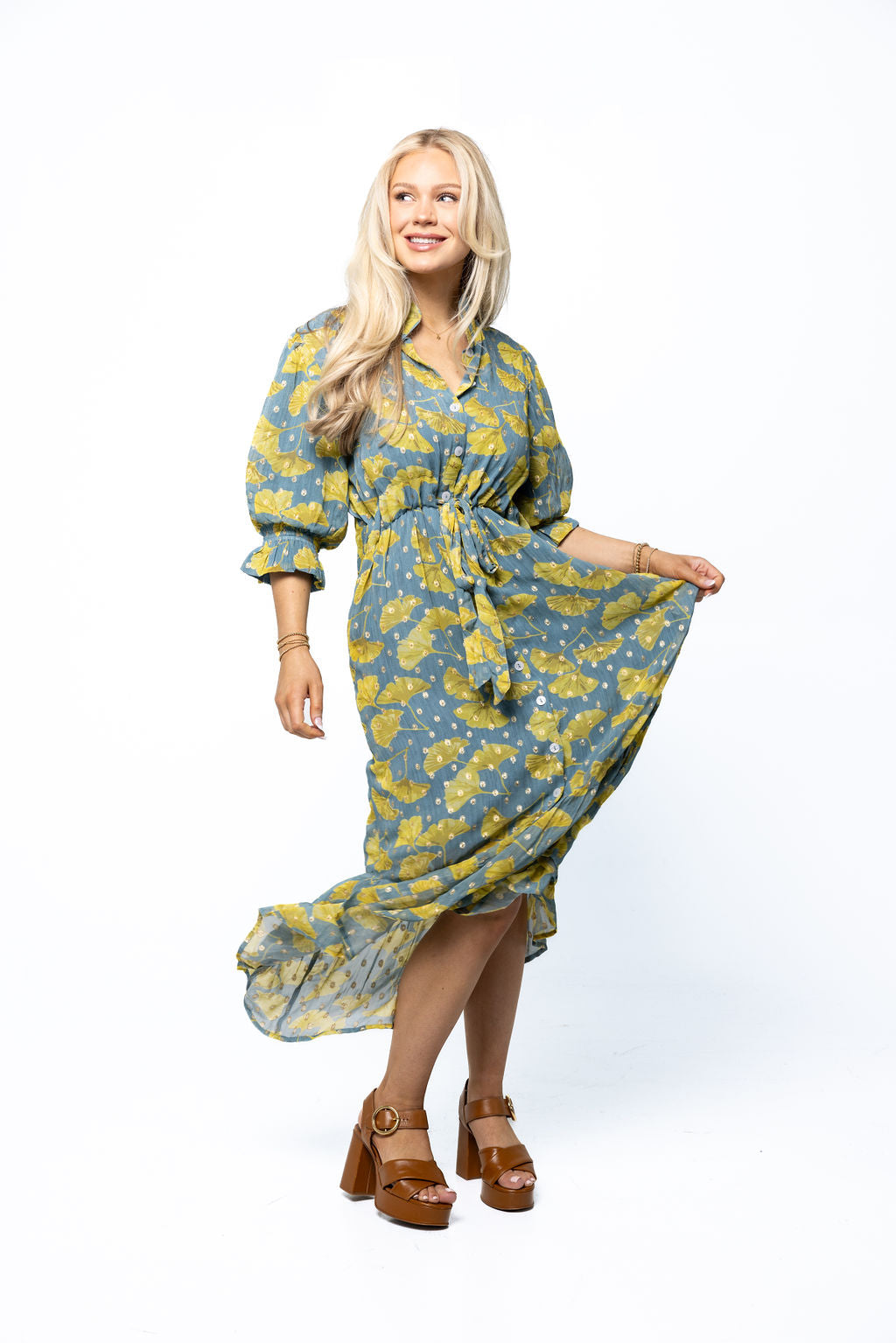 Catherine Dress Lurex