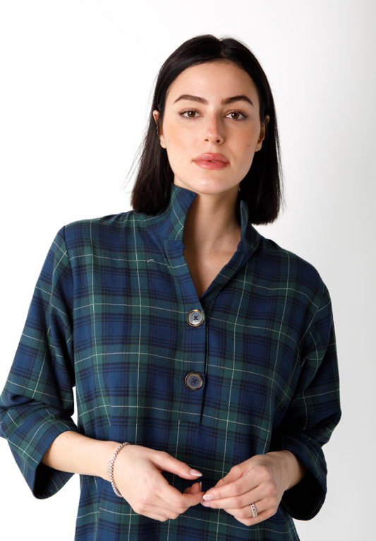 Arden Dress with Frog Closure