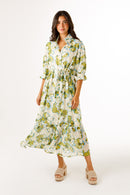 Catherine Dress in Lurex Georgette