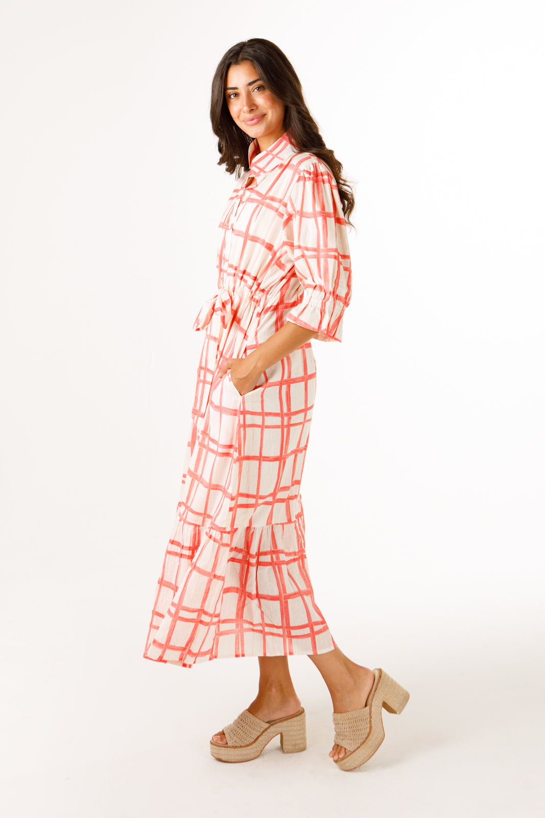 Painted Plaid in Pink © / XS/S