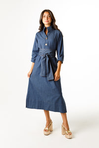 Grace Dress-Stretch Denim