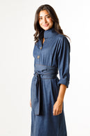 Grace Dress-Stretch Denim