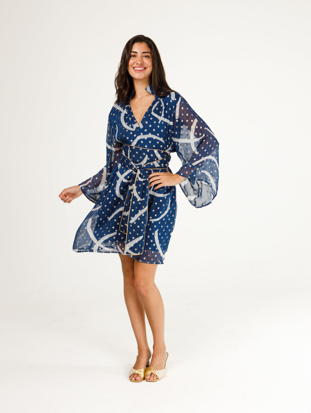 Cece Caftan- Blue Wave Bliss©