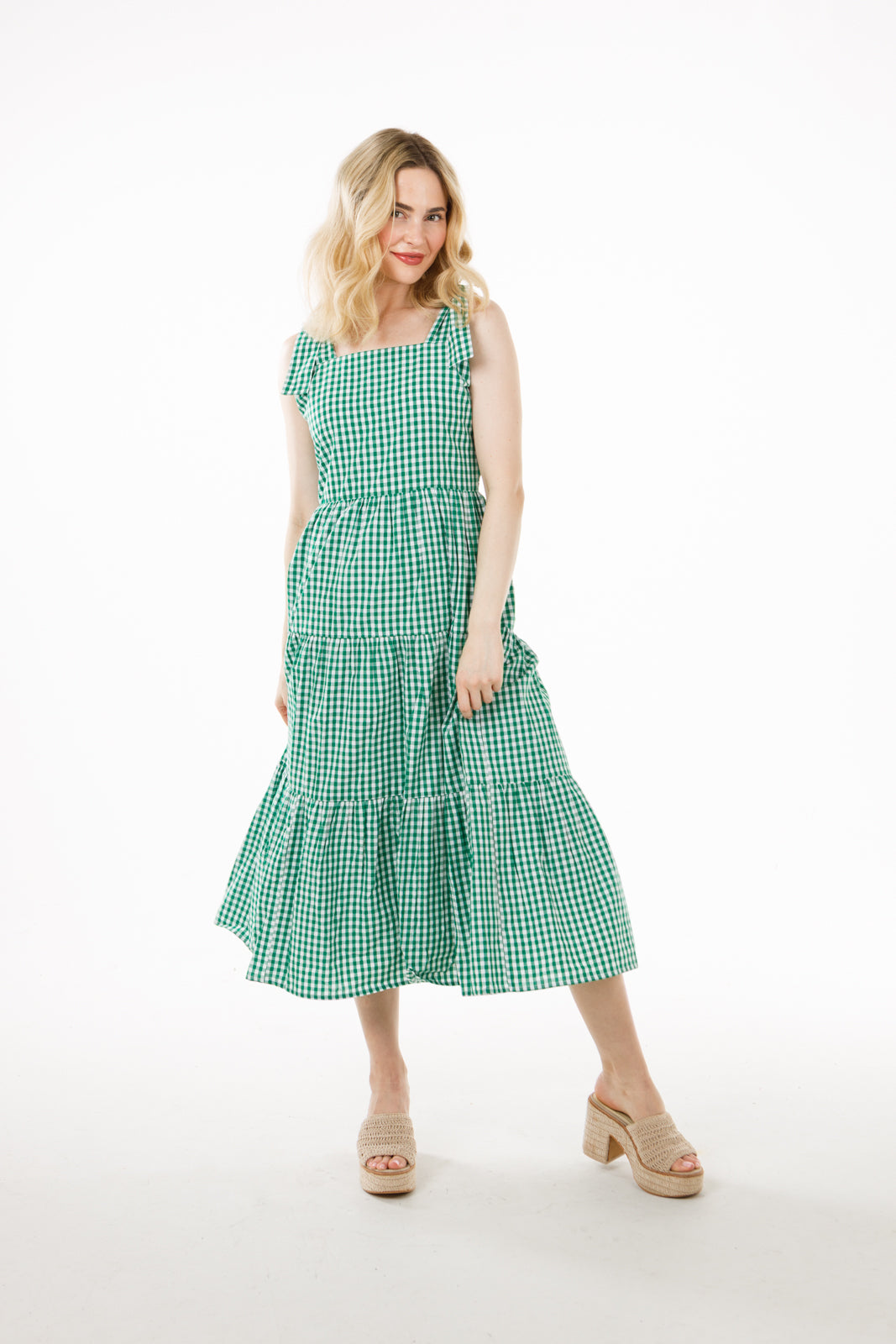 GRAYSEN DRESS IN GINGHAM