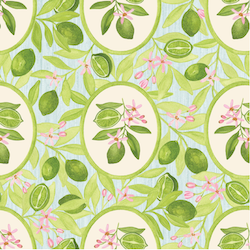 Key Limes in Blue© Georgette Lurex / OS