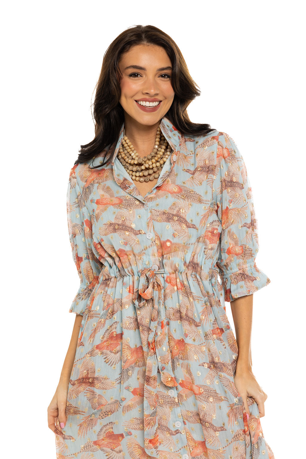 Catherine Dress Lurex