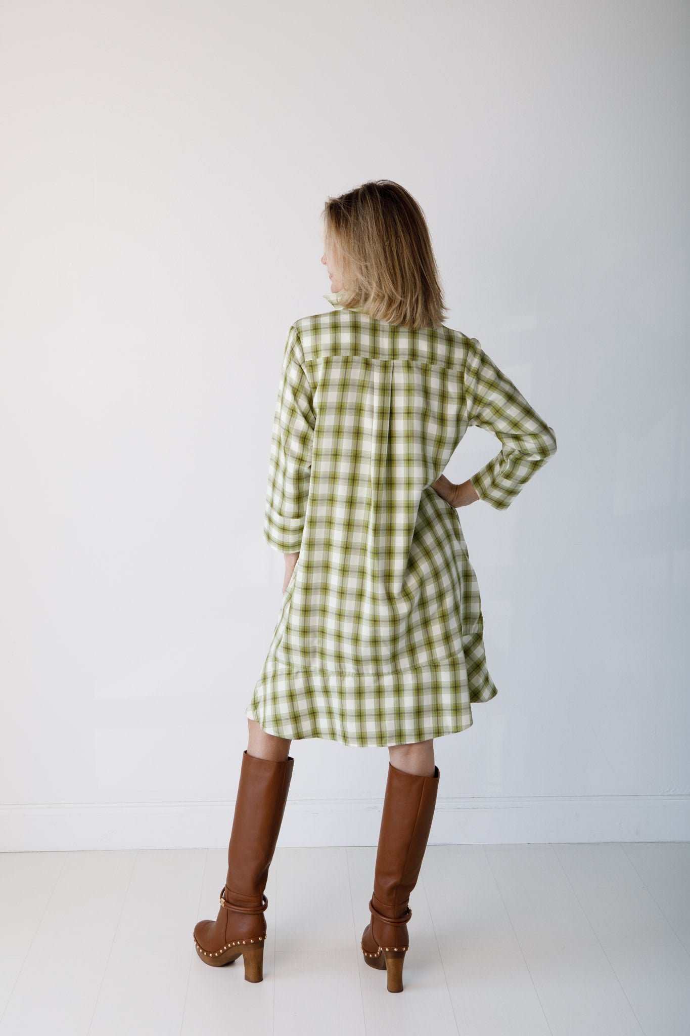 Sallie Dress-Plaid