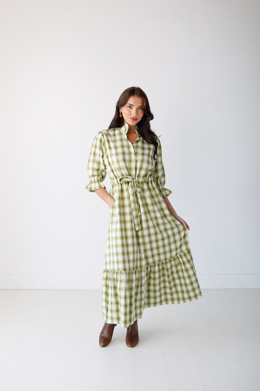 Catherine Dress-Plaid