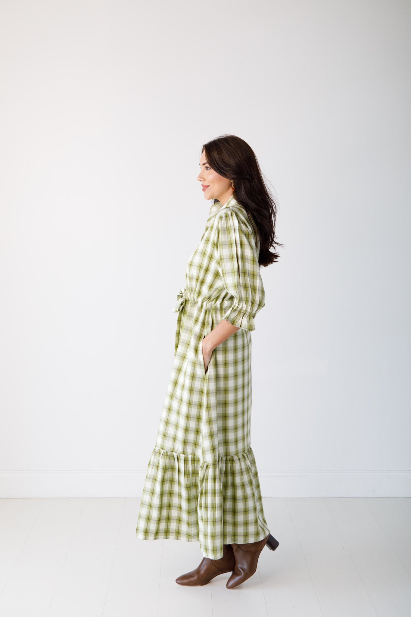 Catherine Dress-Plaid