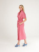 Bria Dress- Red and White Gingham
