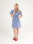 Brooke Dress- Blue and White Gingham