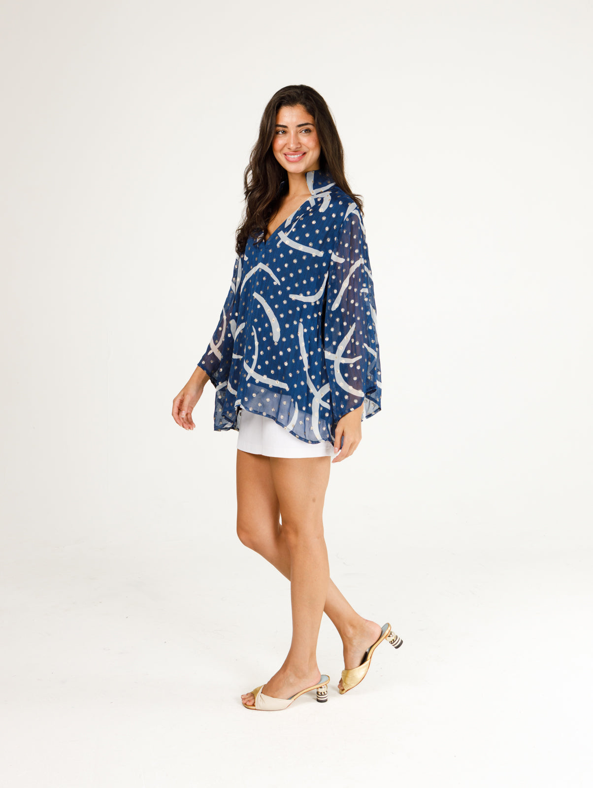 Vicky Top- Blue Wave Bliss ©