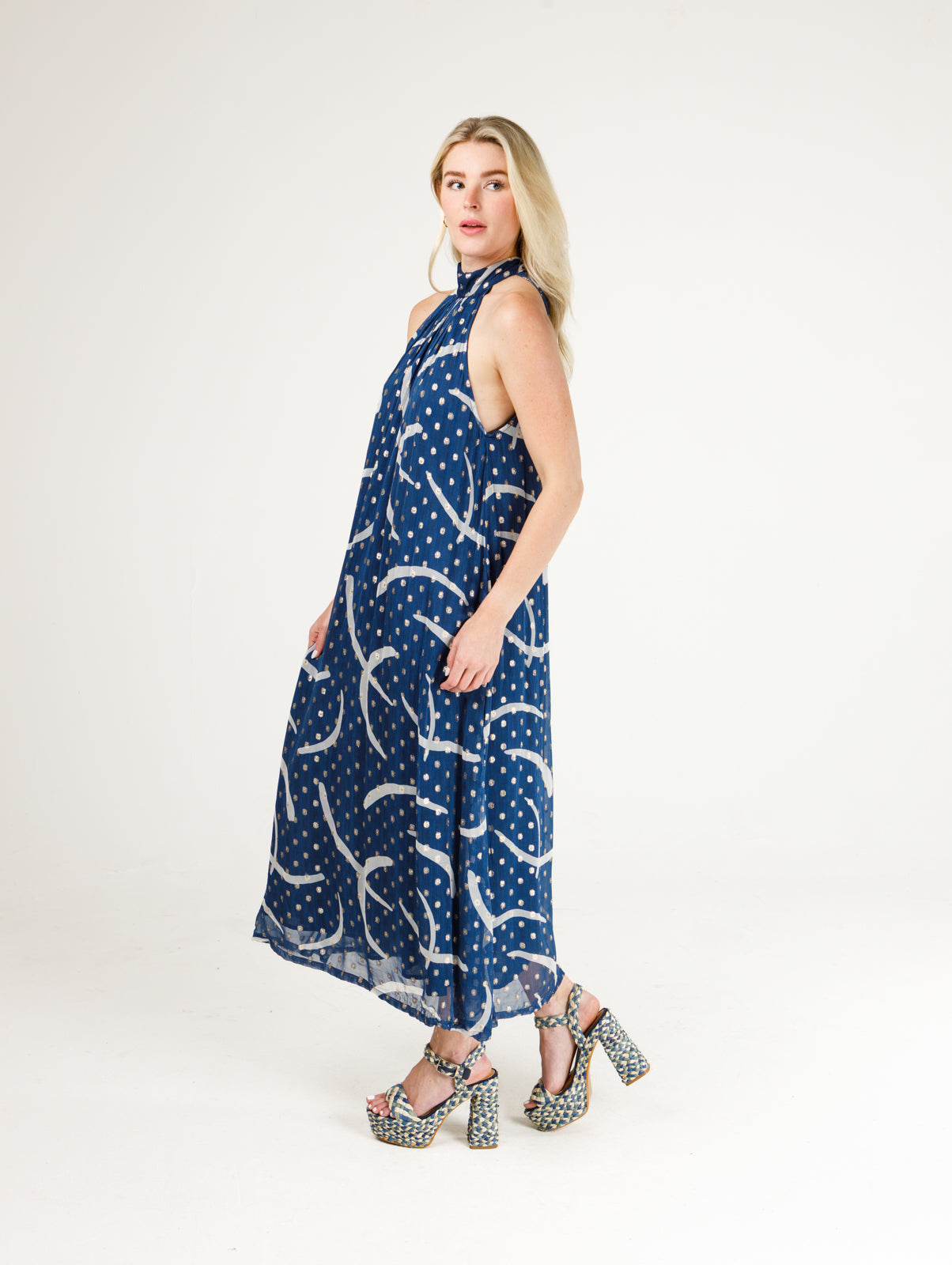 Blythe Dress- Blue Wave Bliss©