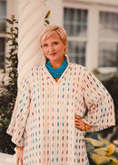 Maria Caftan- Multi Stripe