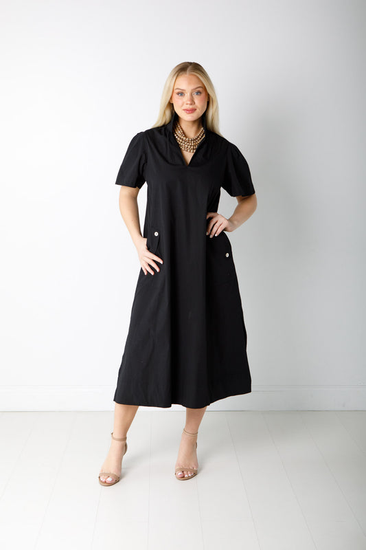 Gretchen Dress-Black