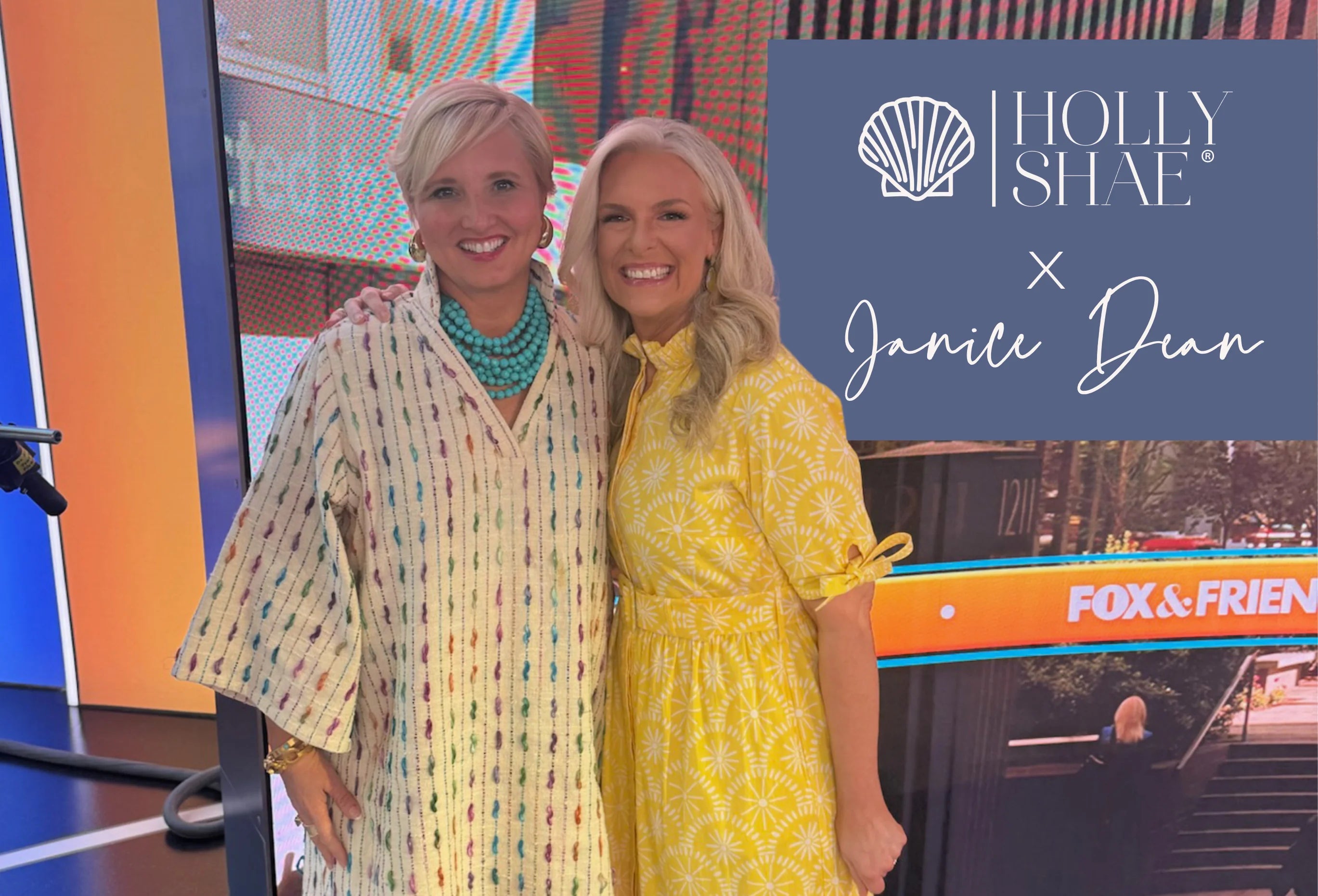 Load video: News feature of the Holly Shae and Janice Dean collaboration for the Kentucky Derby.