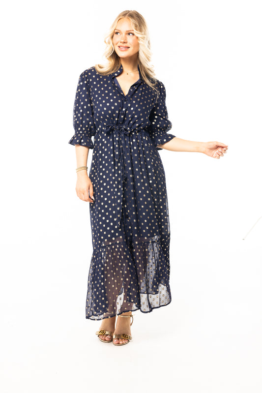 Catherine Dress Lurex