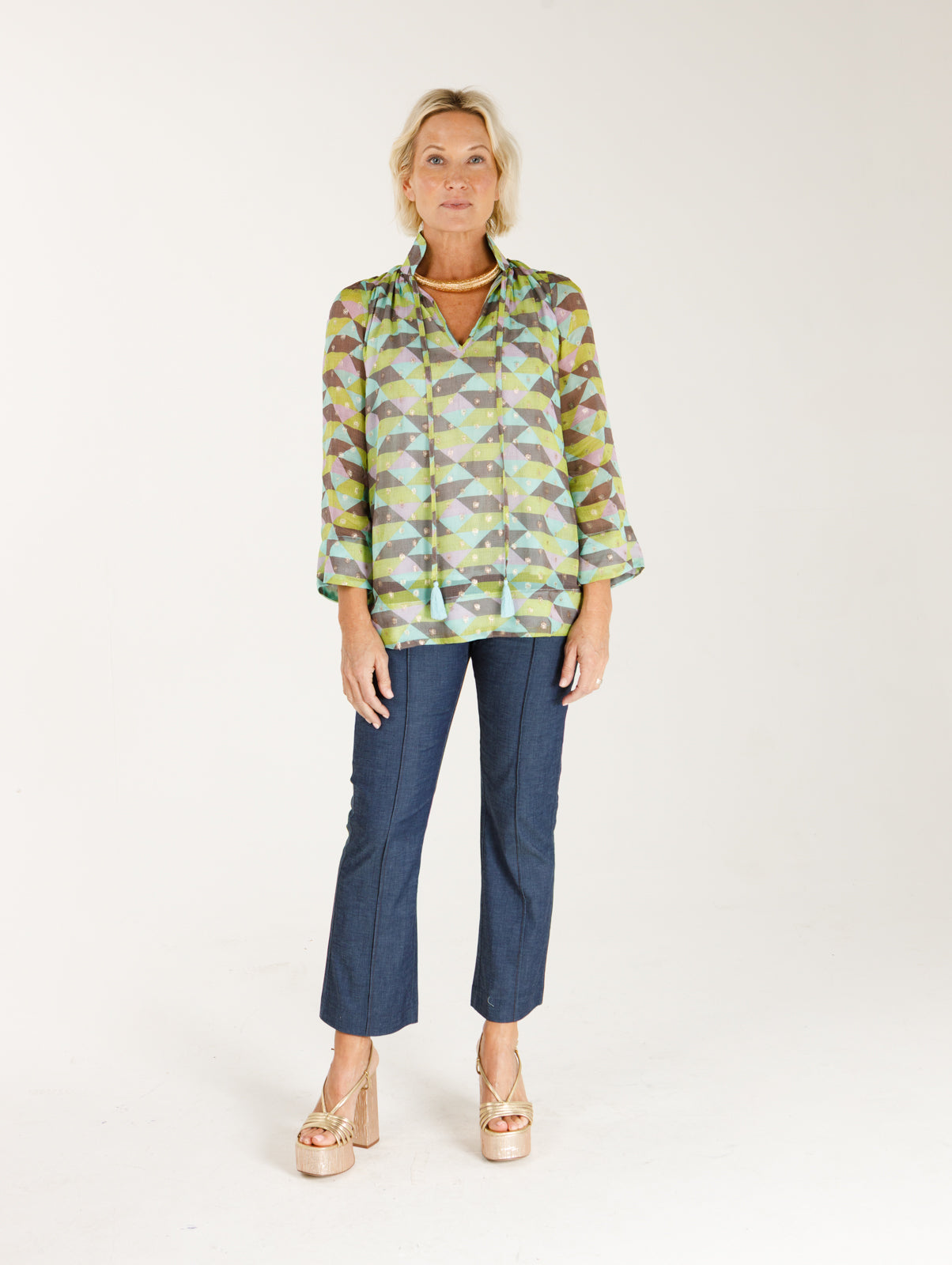 Charlie-Grove Grid Dot Lurex©