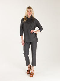 Georgia-  Black Washed Denim