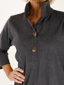 Arden- Black Washed Denim