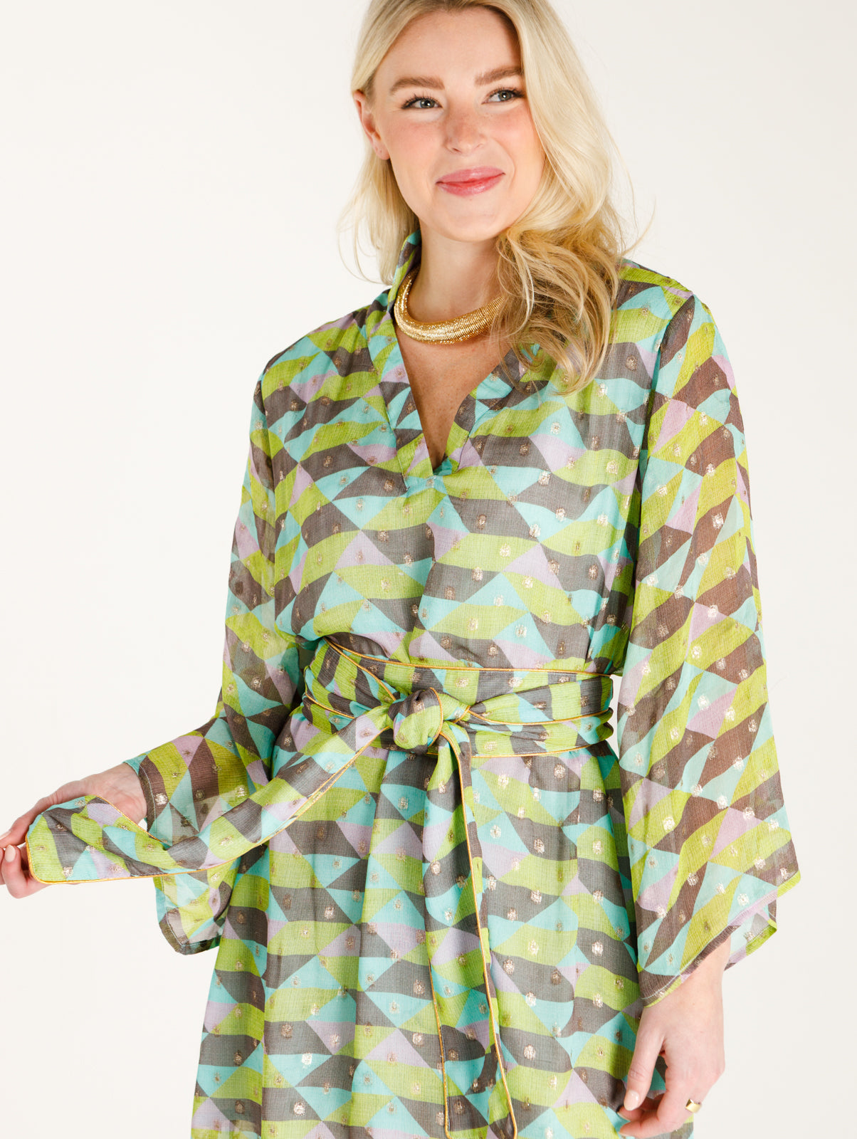 Cece-Grove Grid Dot Lurex©