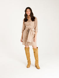 Arden Dress- Tan