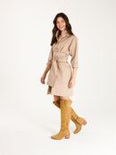 Arden Dress- Tan