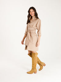 Arden Dress- Tan