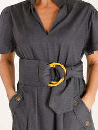 Gretchen- Black Washed Denim