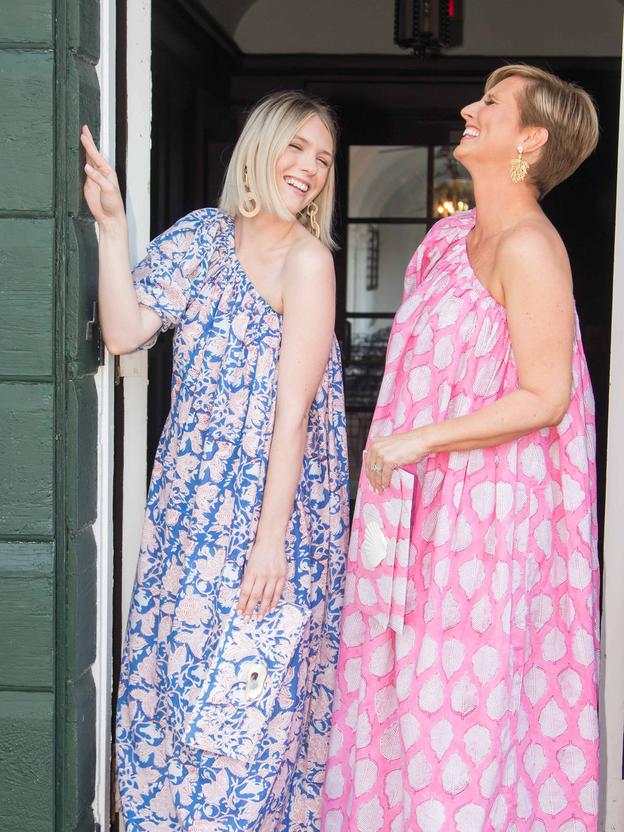 Pink Clutch writer and Holly Shae posing together 