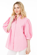 Laura Top in Gingham